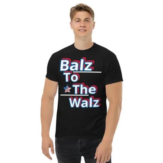 Balz to the  Walz T-shirt  Harris Walz