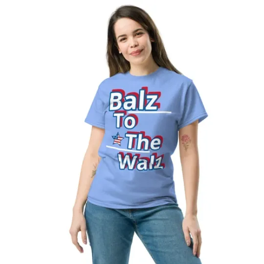 Balz to the  Walz T-shirt  Harris Walz