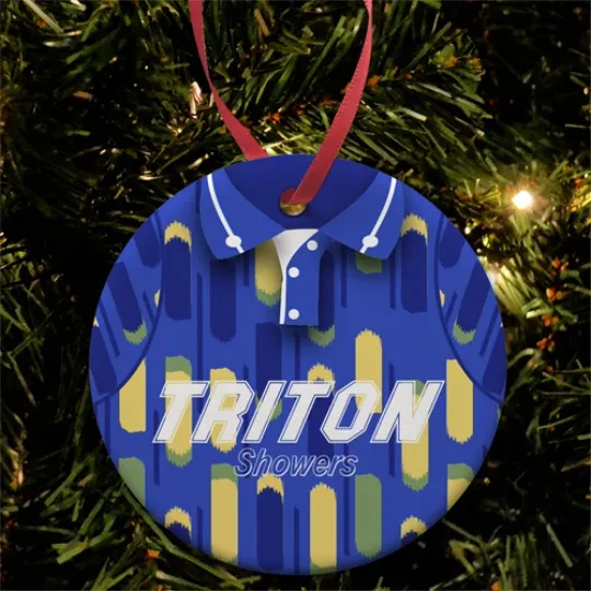 Birmingham Home 1992 Retro Kit Christmas Tree Decoration Bauble Ceramic