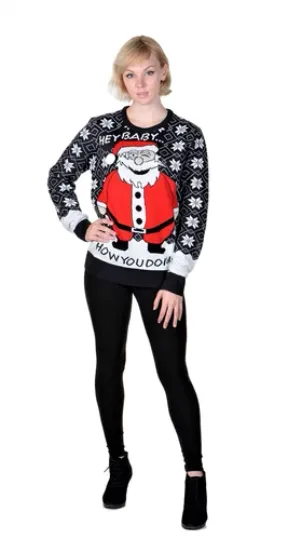 RWB Ugly Christmas Sweater for Men Pullover Navy