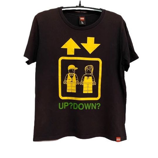 Authentic Vintage Lego Shirt Black Color Large Size