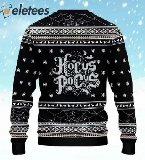 Hocus Pocus Christmas Ugly Sweater WZZSO1HA