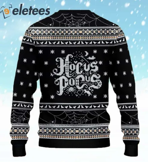 Hocus Pocus Christmas Ugly Sweater WZZSO1HA