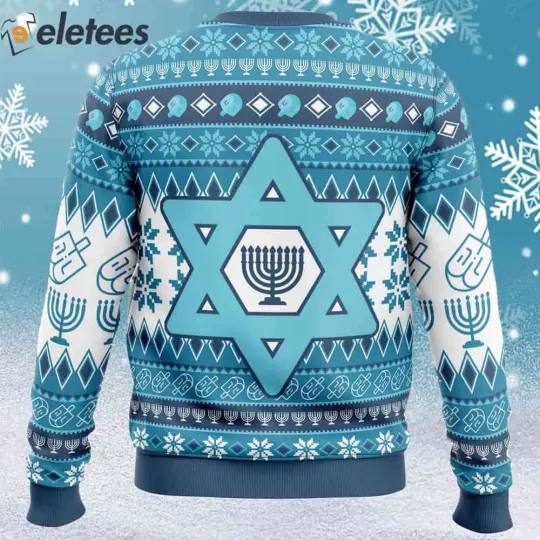 Hanukkah Ugly Christmas Sweater JDYAIXPB
