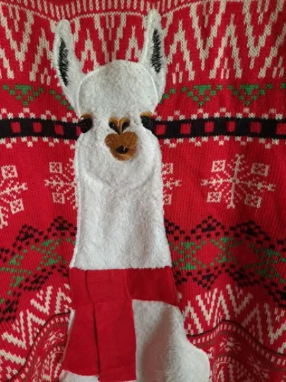 NWT LLAMA Holiday Time CHRISTMAS Ugly Sweater Size 3X