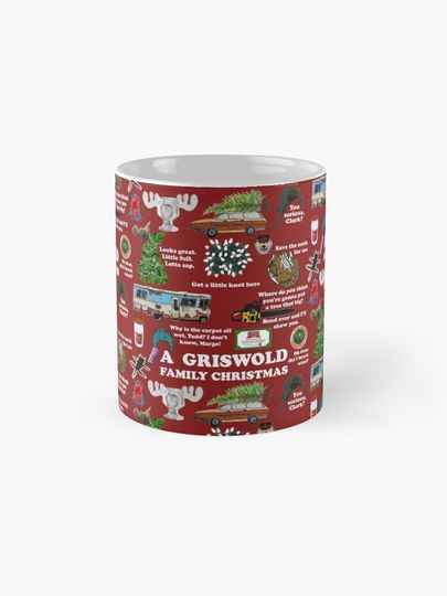 Christmas Vacation Collage Coffee Mug