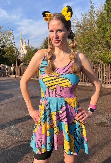 Inspired Patchwork Skater Dress