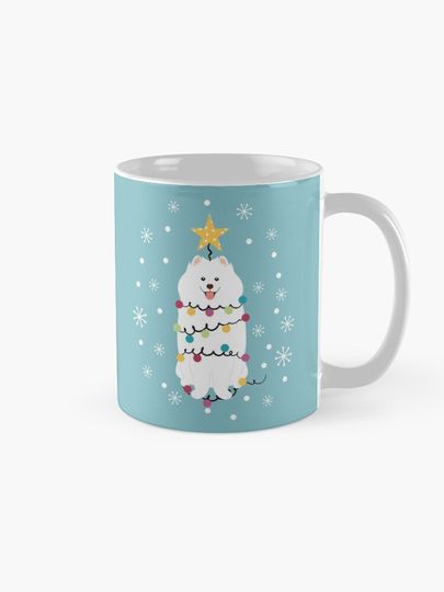 Samoyed Christmas Tree Coffee Mug