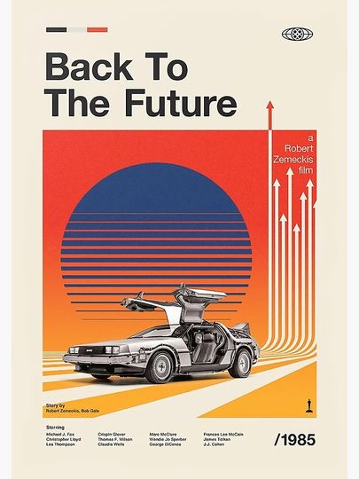 Alternative Movies Back To The Future Vintage Poster Poster