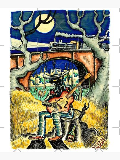 Hank Williams Ramblin Man Poster