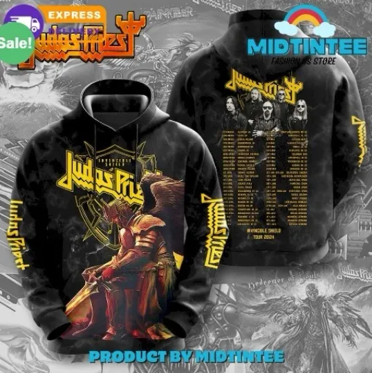 Judas Priest Band Invincible Shield Hoodie