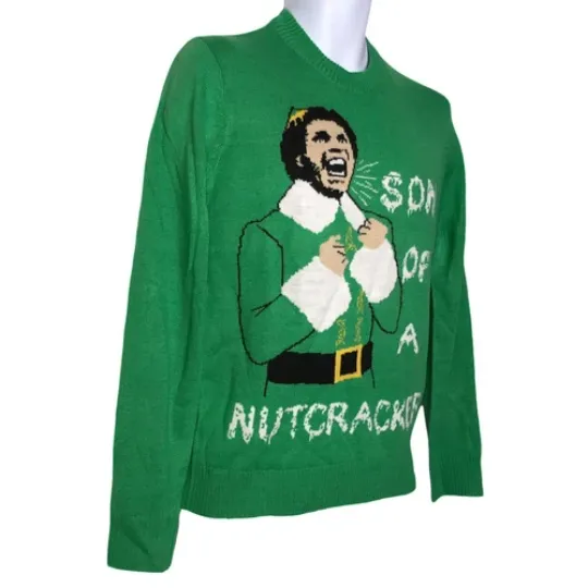 NWT Elf Buddy Son of a Nutcracker Ugly Sweater M