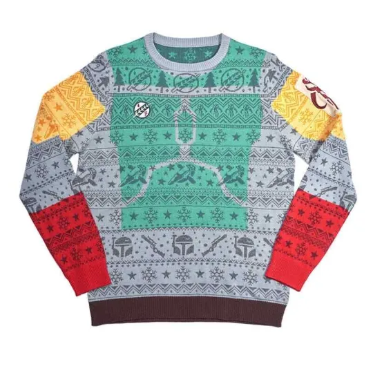 Boba Fett Difuzed Christmas Jumper / Ugly Sweater