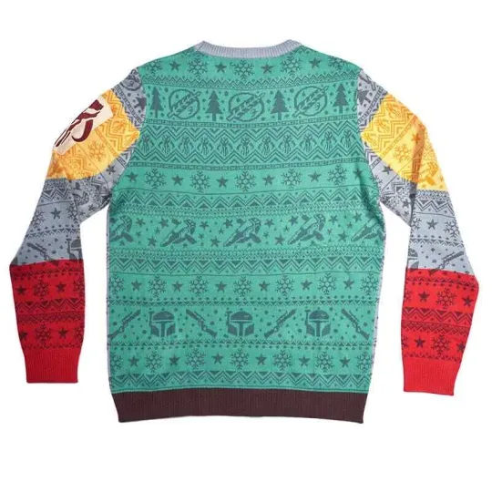Boba Fett Difuzed Christmas Jumper / Ugly Sweater