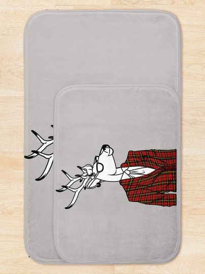 Scottish Deer Bath Mat