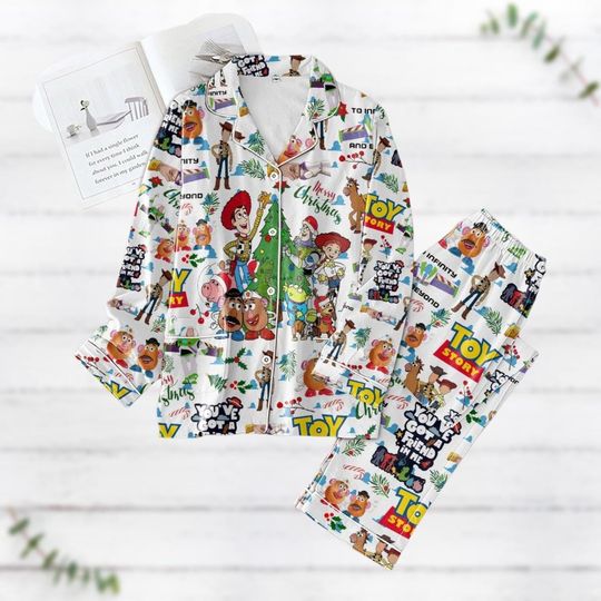 Christmas Toy Story Group Matching Family Pajamas, Disney Tory Story Pajamas Set