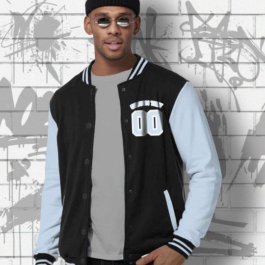 Custom AJ 6 Reverse Oreo Unisex Varsity Jacket, Rd Wave Last Lap Tour, Varsity Jacket To Match Sneaker