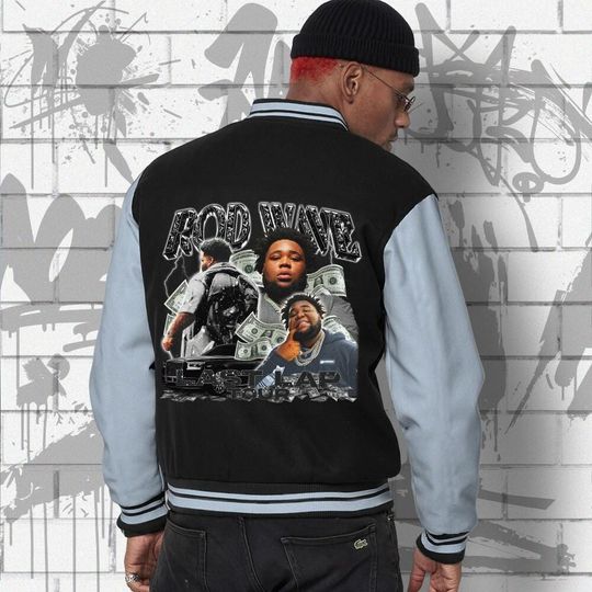 Custom AJ 6 Reverse Oreo Unisex Varsity Jacket, Rd Wave Last Lap Tour, Varsity Jacket To Match Sneaker