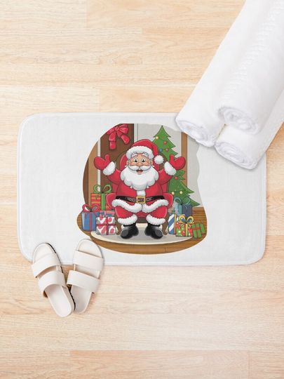 Santa Bath Mat