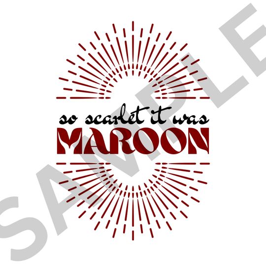 Swift Midnights Maroon Concert Sweatshirt