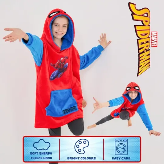 Marvel Spiderman Oversized Blanket Hoodie