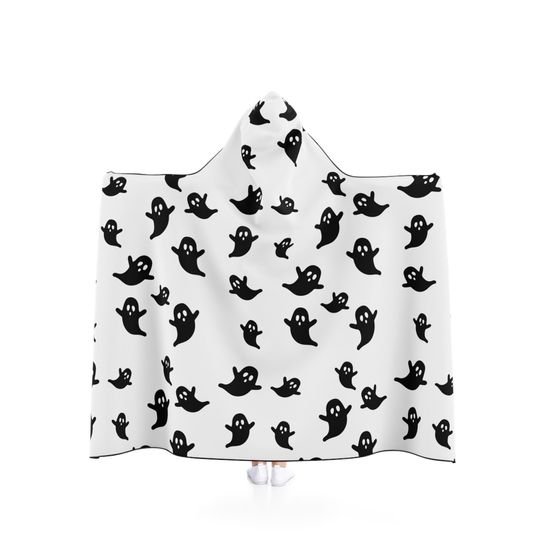Halloween Ghost Hooded Blanket