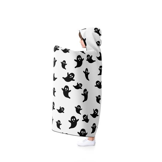 Halloween Ghost Hooded Blanket
