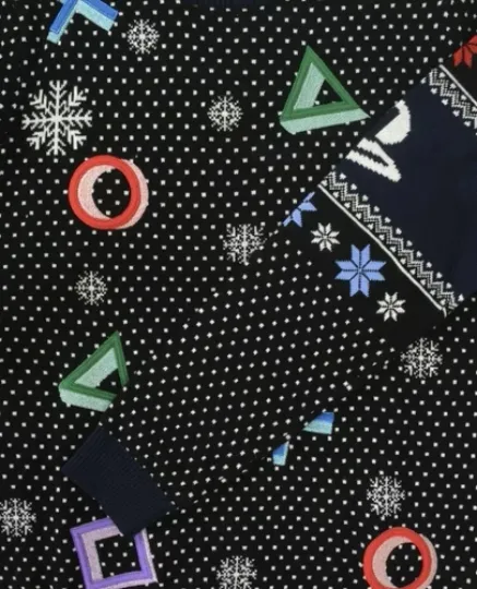 Large (UK) Playstation Ugly Christmas Jumper Sweater Xmas PS12345large
