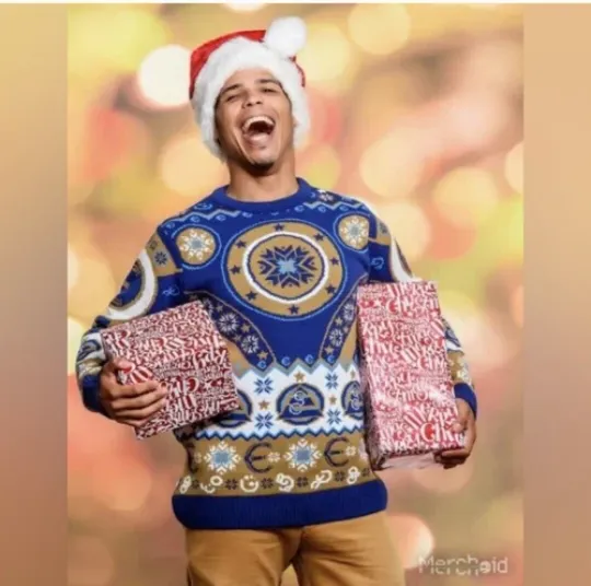 Merchoid Marvel Eternals Ugly Christmas Sweater XXL 2XL