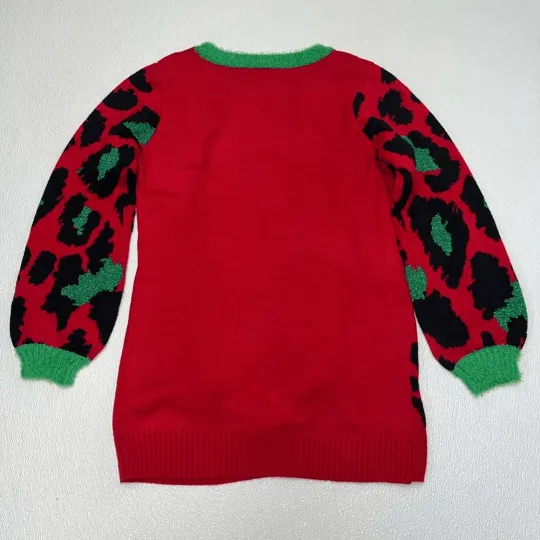 33 Degrees Women's Lama Christmas Ugly Sweater Multicolor Size L NWT