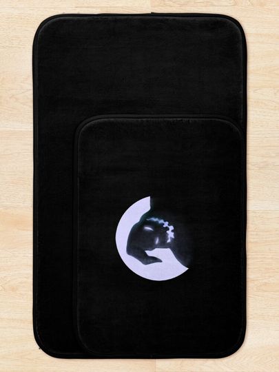 The Nightmare Before Christmas Oogie Boogie And Moon Bath Mat