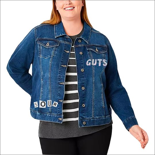 Olivia Rodrigo Jean Jacket | Denim Jacket, Sour Jean Jacket, Guts Jean Jacket