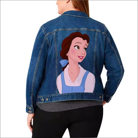 Belle from The Beauty and The Beast Denim Jacket