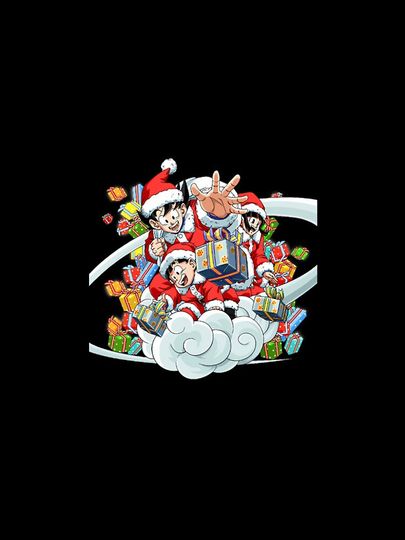 dragon ball merry chrismas   	 iPhone Case