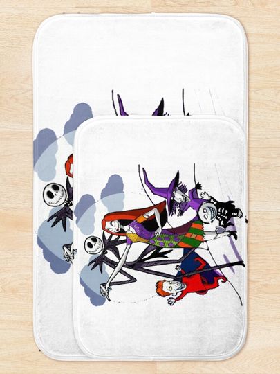 The Nightmare Before Christmas Disney Bath Mat, Disney Decor