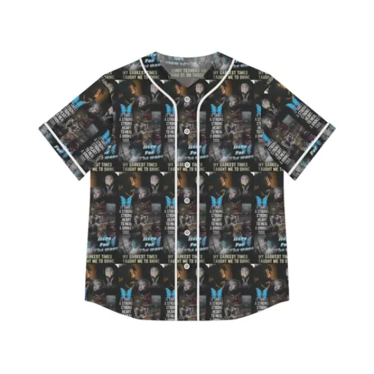 rod wave baseball jersey for women