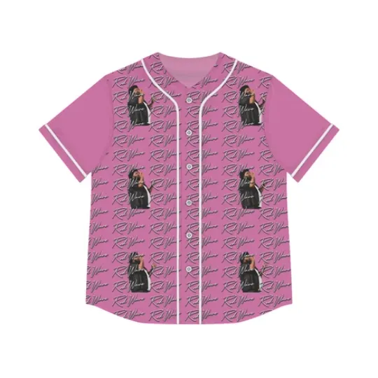 womens rod wave baseball jersey pink last lap