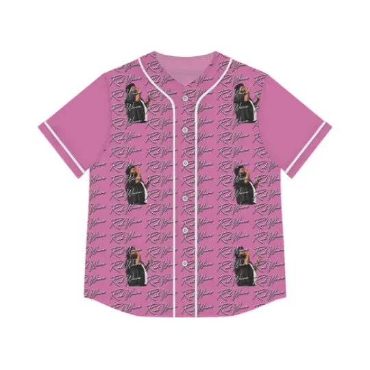 womens rod wave baseball jersey pink last lap