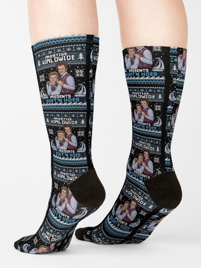 Step Brothers Ugly Christmas Sweater Socks