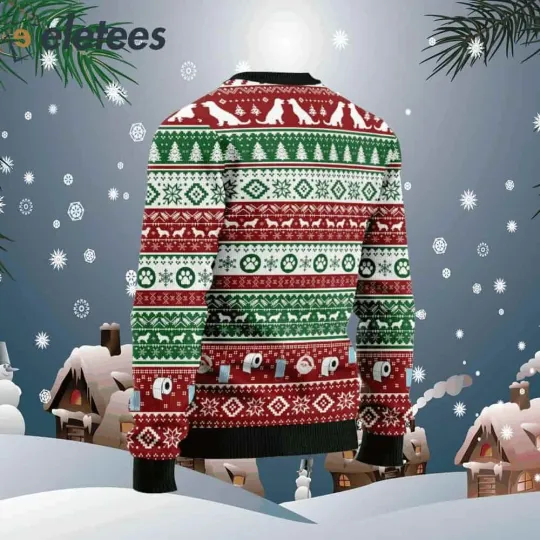 Golden Retriever Keep Christmas Great Ugly Christmas Sweater KBEEHUX9