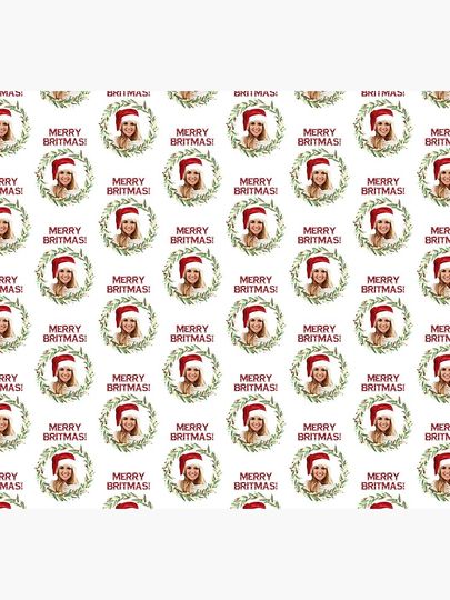 Merry Britmas - For Celebrating a Very Britney Christmas (Red Text) Socks