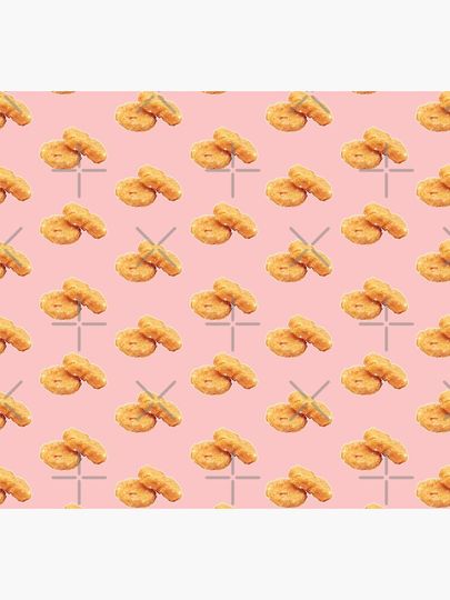 Sparkly Crispy Deep Fried Chicken Nuggets Funny Girly Gift Socks
