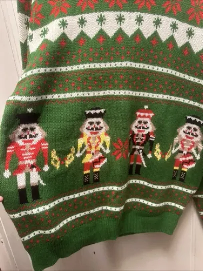 MY Xmas PARTY Nutcracker Unisex Women Men Pullover Sweater Acrylic Ugly Mediuim