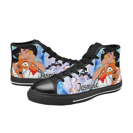 Princess Jasmine Aladdin High Top Shoes Sneakers