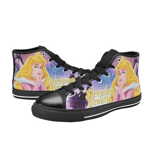 Sleeping Beauty High Top Shoes Sneakers