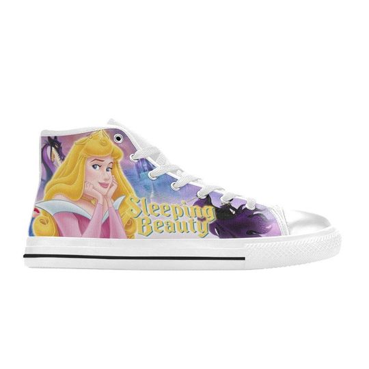Sleeping Beauty High Top Shoes Sneakers