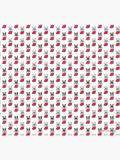 French Bulldog Christmas Socks Socks