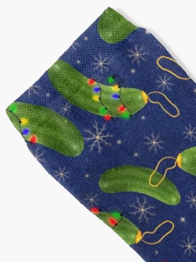 The Christmas Pickle  Socks