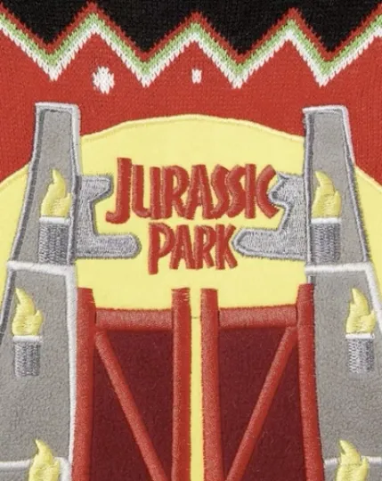 M  (UK) Jurassic Park Christmas Ugly Xmas jumper sweater by Numskull