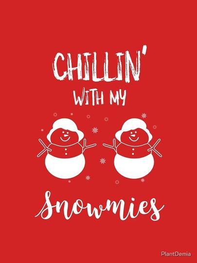 Chillin' with my snowmies funny snowmen iPhone Case